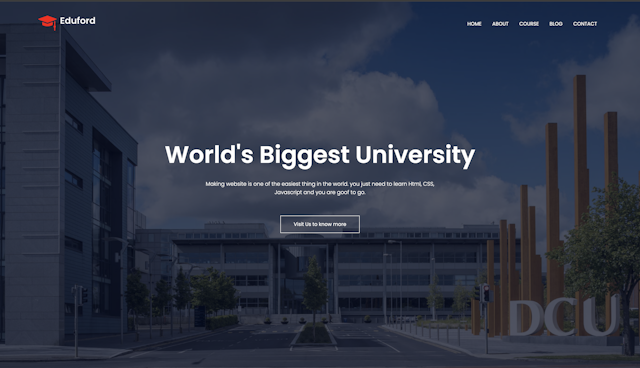 Univesity website